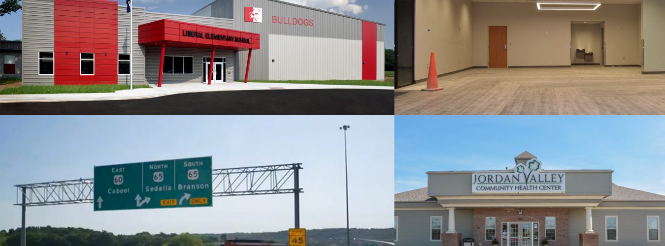 Collection of regional projects completed by Branco.